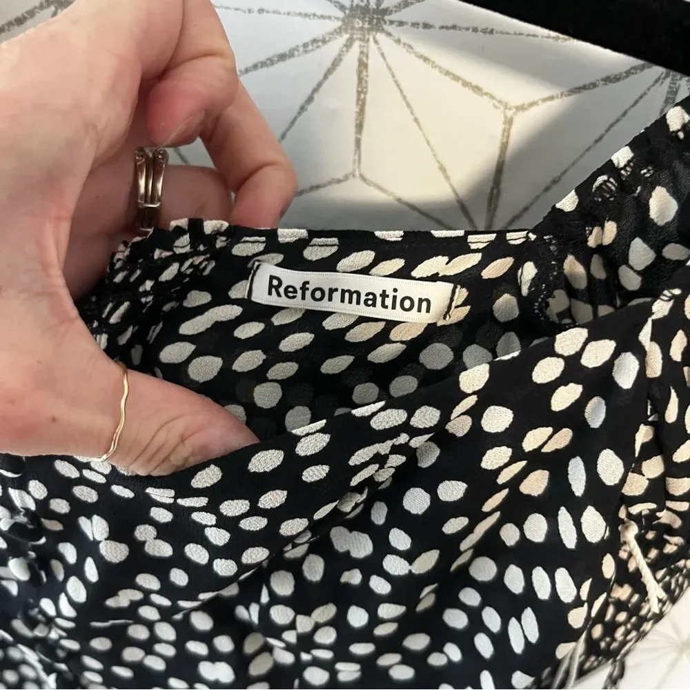 REFORMATION Augustine Top Pearl Print